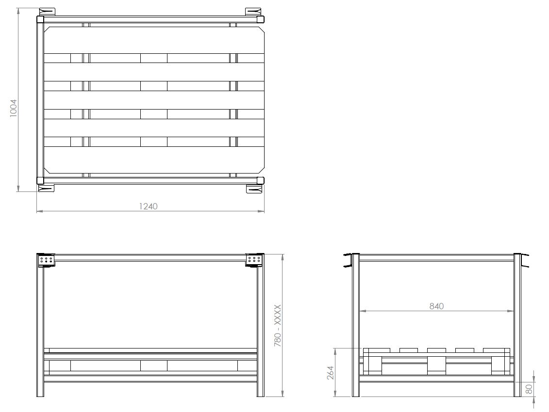Big bag holder for euro pallets - Image 2